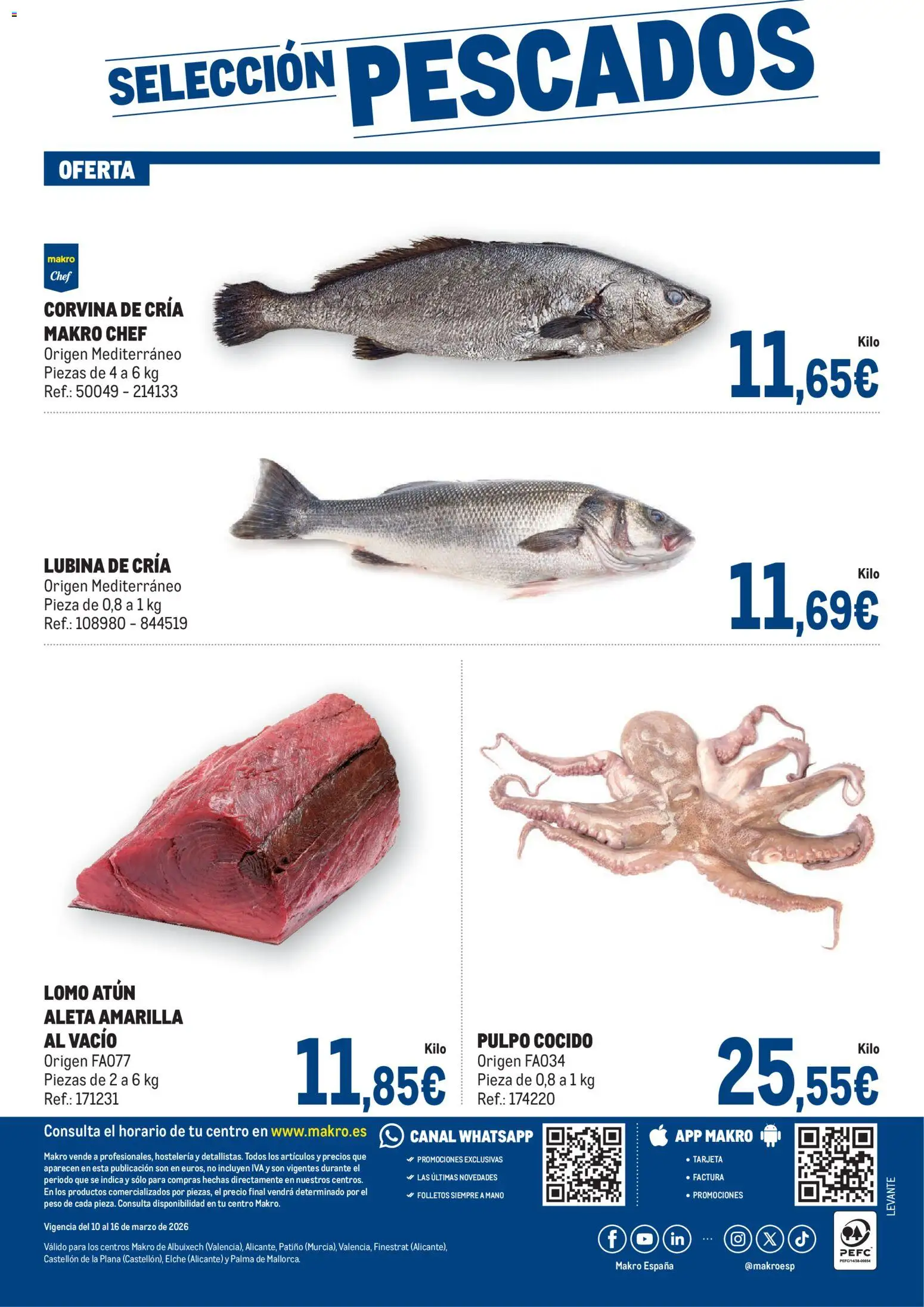 Makro - Fresco Levante │ válido desde el 10.03.2026 | Página: 4 | Productos: Peso