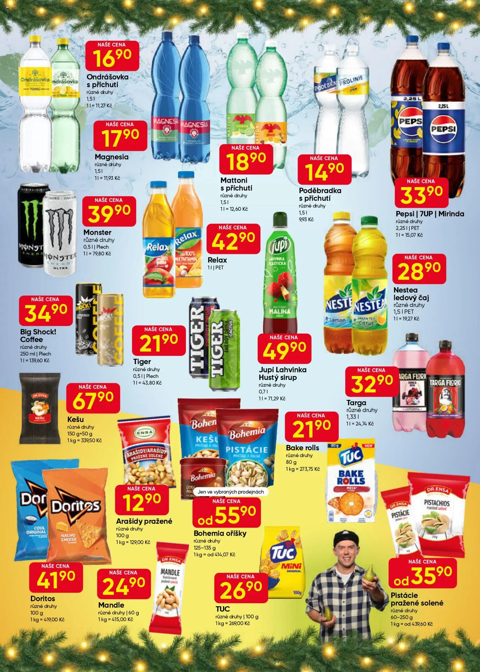 Hruška leták od 22.12.2025 | Strana: 6 | Produkty: Magnesia, Arašídy, Doritos, Ledový čaj