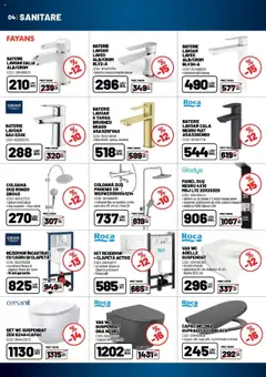 Noul catalog Ambient – valabil de la 20.08.2025 | Pagină: 4 | Produse: Pară, Lavoar, Baterie, Duș