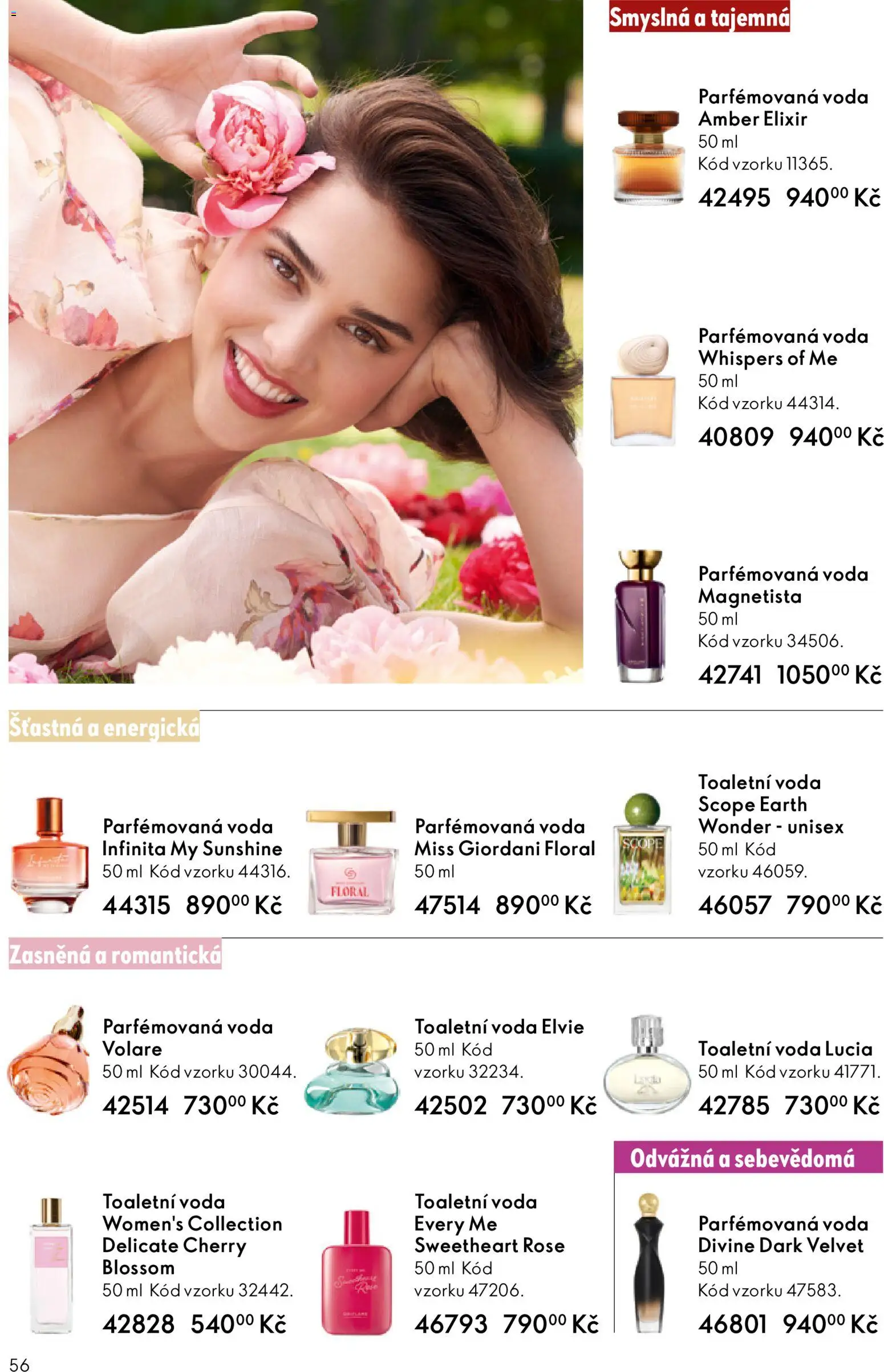 Oriflame katalog č.02/2026 od 21.01.2026 | Strana: 56 | Produkty: Voda, Velvet, Toaletní voda