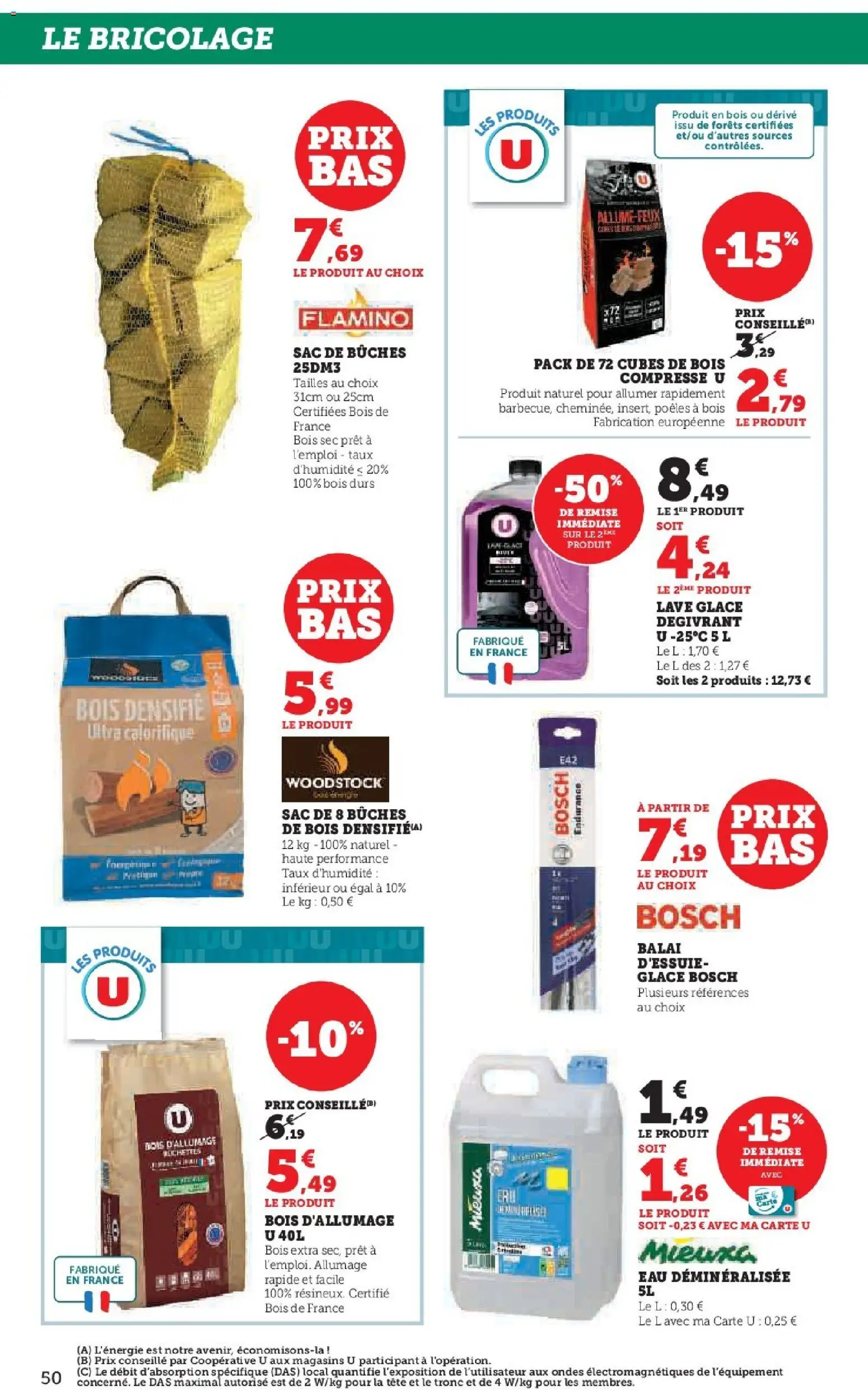 {H1} | Page: 50 | Produits: Sac, Eau déminéralisée, Balai