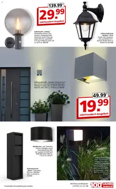 Segmüller Leuchten Spezial ab 29.09.2025 gültig | Seite: 33 | Produkte: Außenleuchte, Wandleuchte