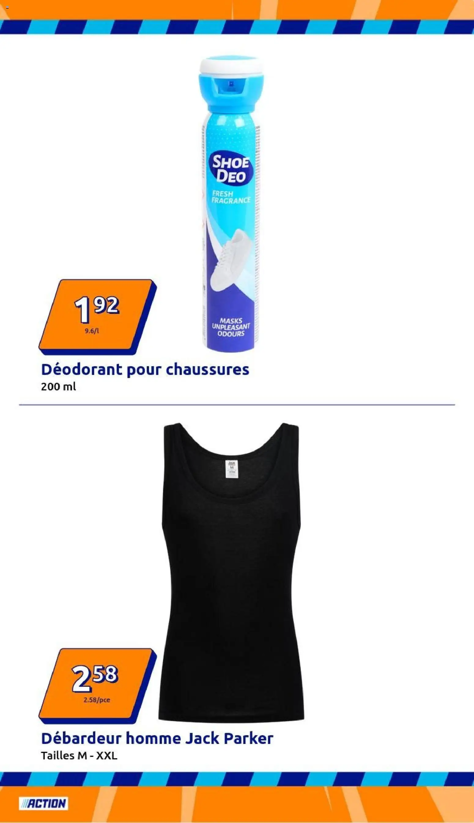 {H1} | Page: 7 | Produits: Déodorant, Débardeur