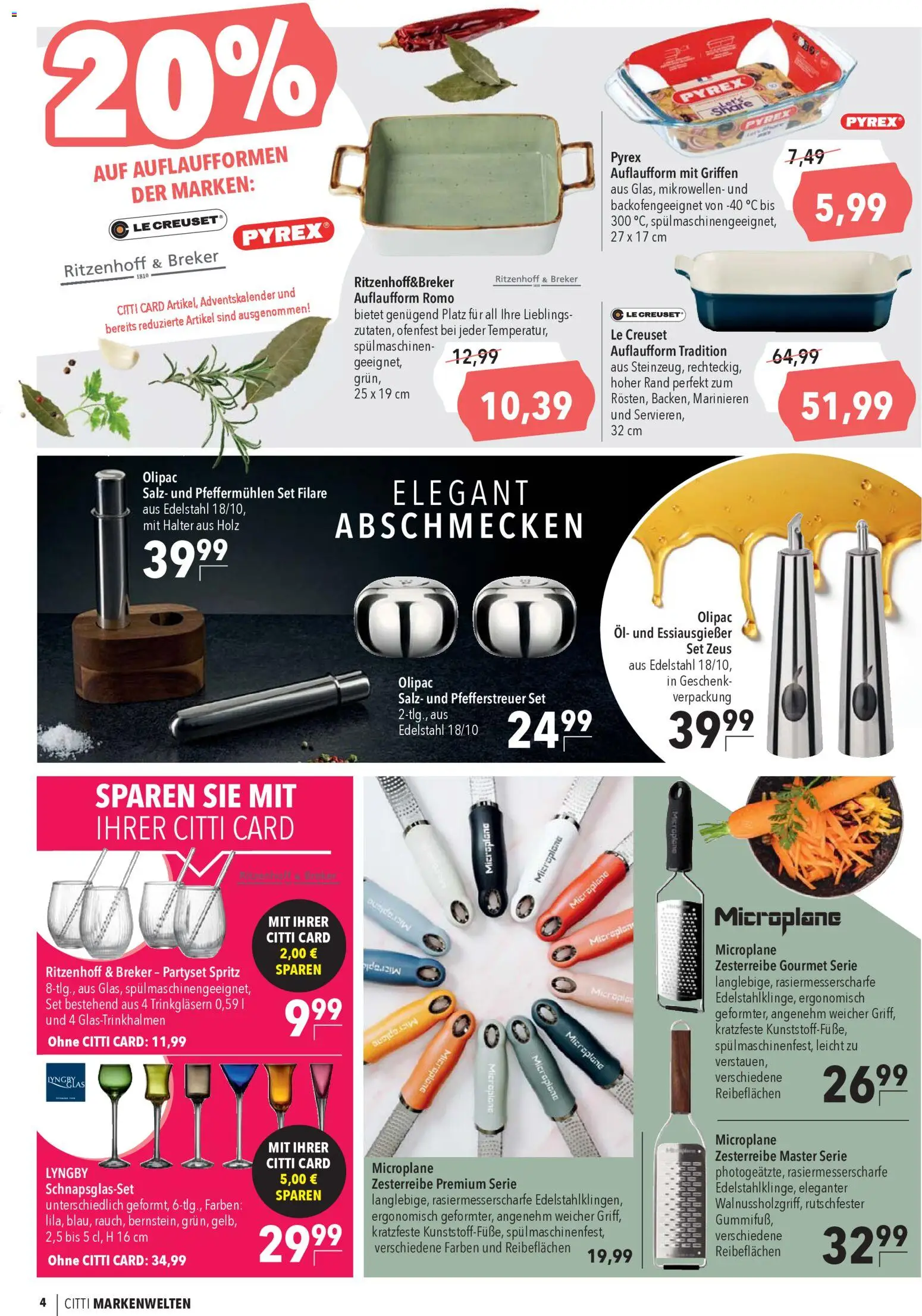 CITTI Markt  Markenwelten – gültig ab 29.10.2025 | Seite: 4 | Produkte: Öl, Salz