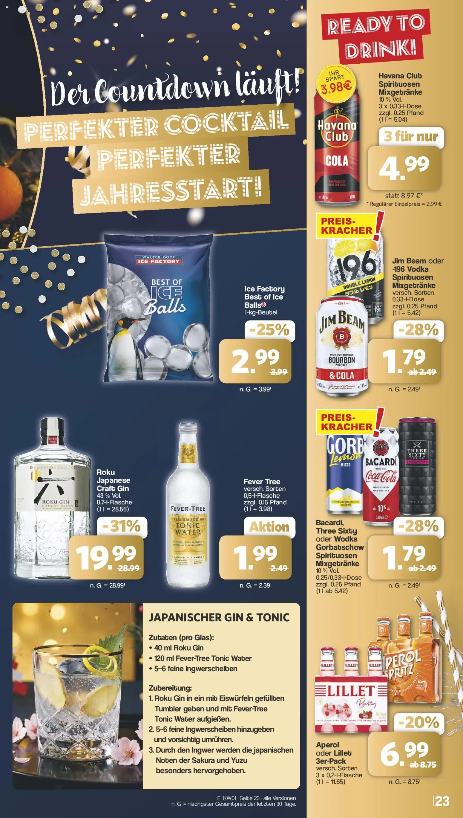 Famila Nordwest Prospekt 	 – gültig ab 29.12.2025 | Seite: 23 | Produkte: Jim beam, Vodka, Wodka, Whiskey