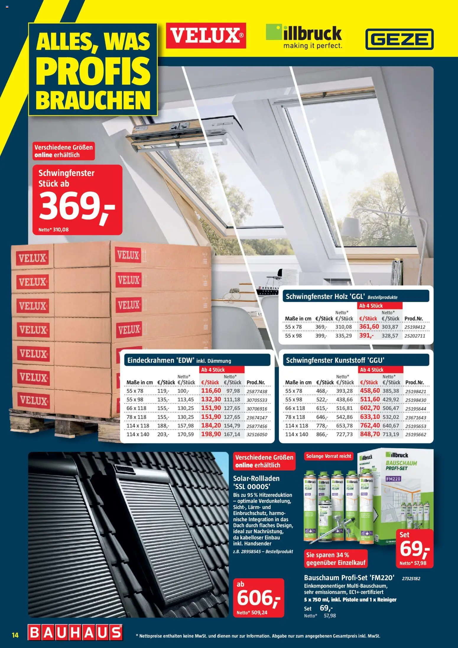 Bauhaus Prospekt 	 – gültig ab 11.04.2026 | Seite: 14