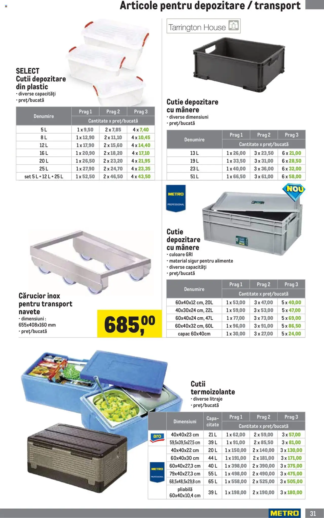 Noul catalog Metro – valabil de la 01.10.2025 | Pagină: 31 | Produse: Cutie