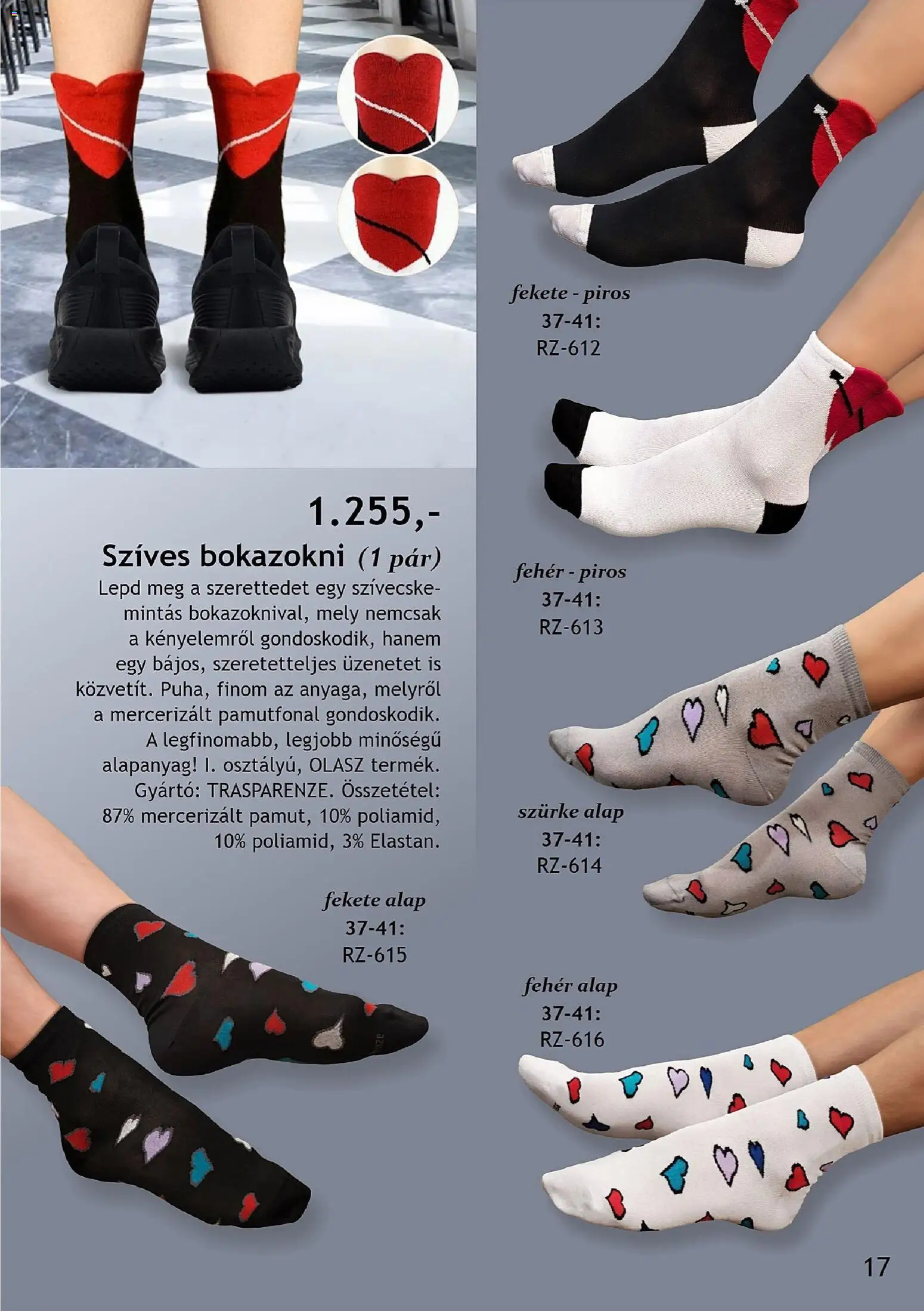 Betly akciós ujság - amely érvényes a következő dátumtól: 21.01.2026 | Oldal: 17 | Termékek: Bokazokni