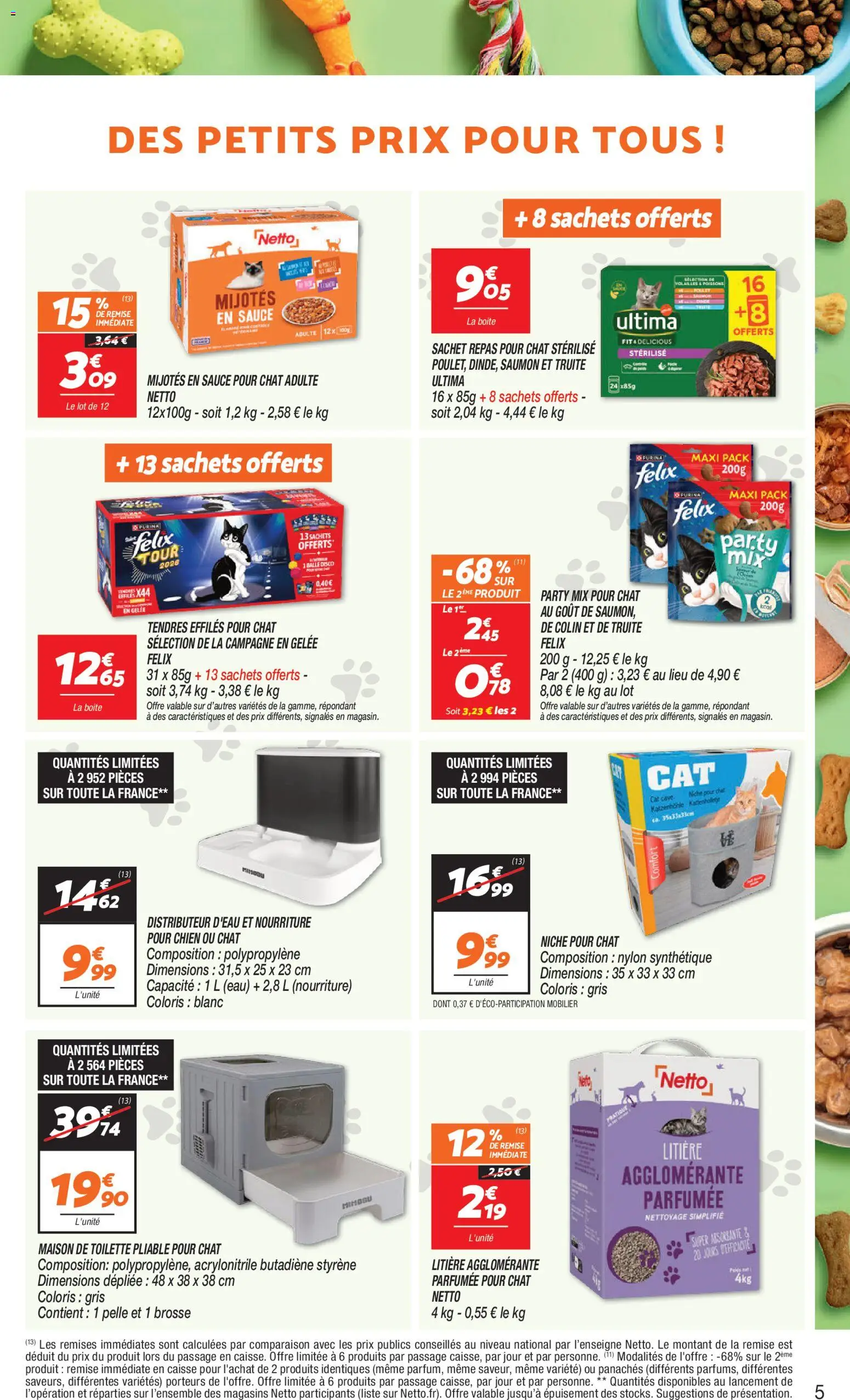 {H1} | Page: 5 | Produits: Litière agglomérante, Litière, Saumon, Gelée