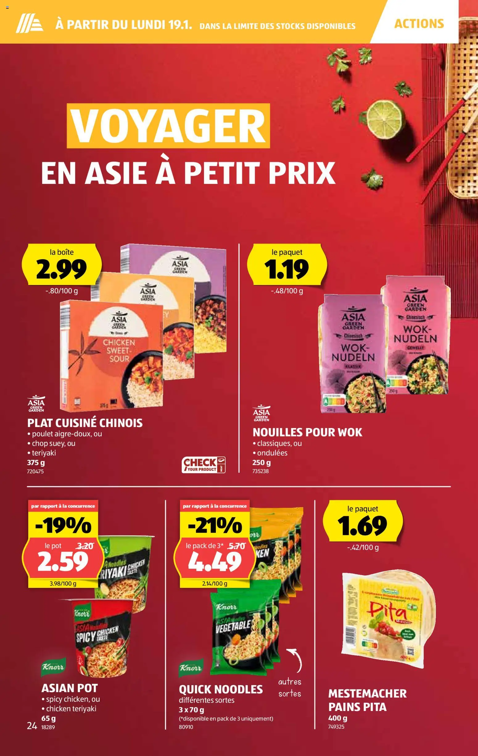 Aldi Aktionen FR – gültig ab 15.01.2026 | Seite: 25 | Produkte: Nudeln, Wok