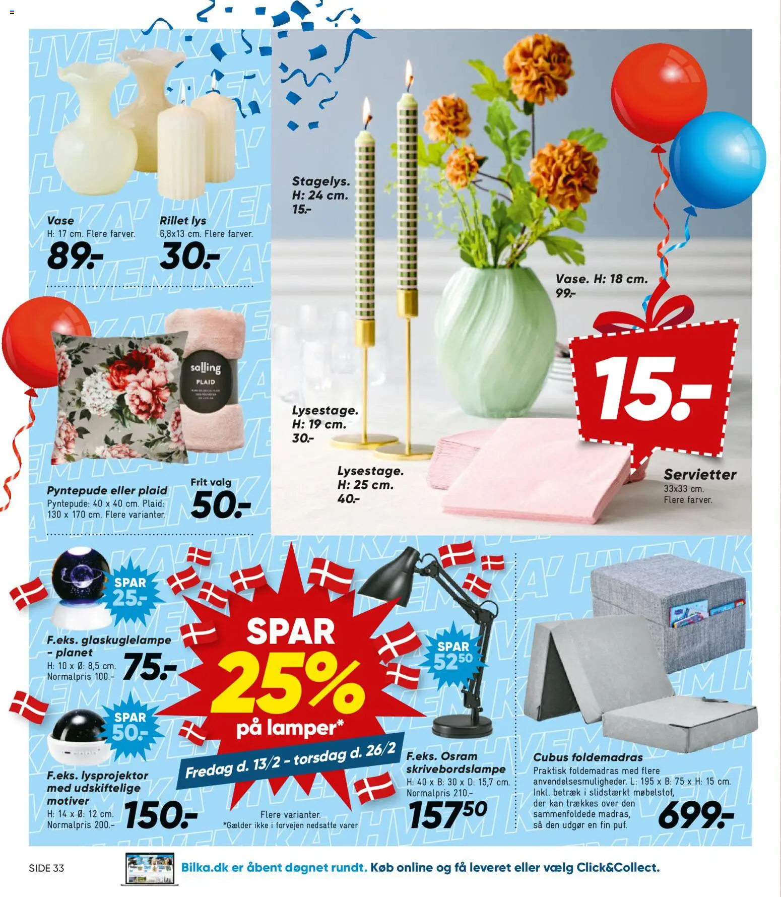 Bilka tilbudsavis – gyldig fra 13.02.2026 | Side: 24 | Produkter: Vase