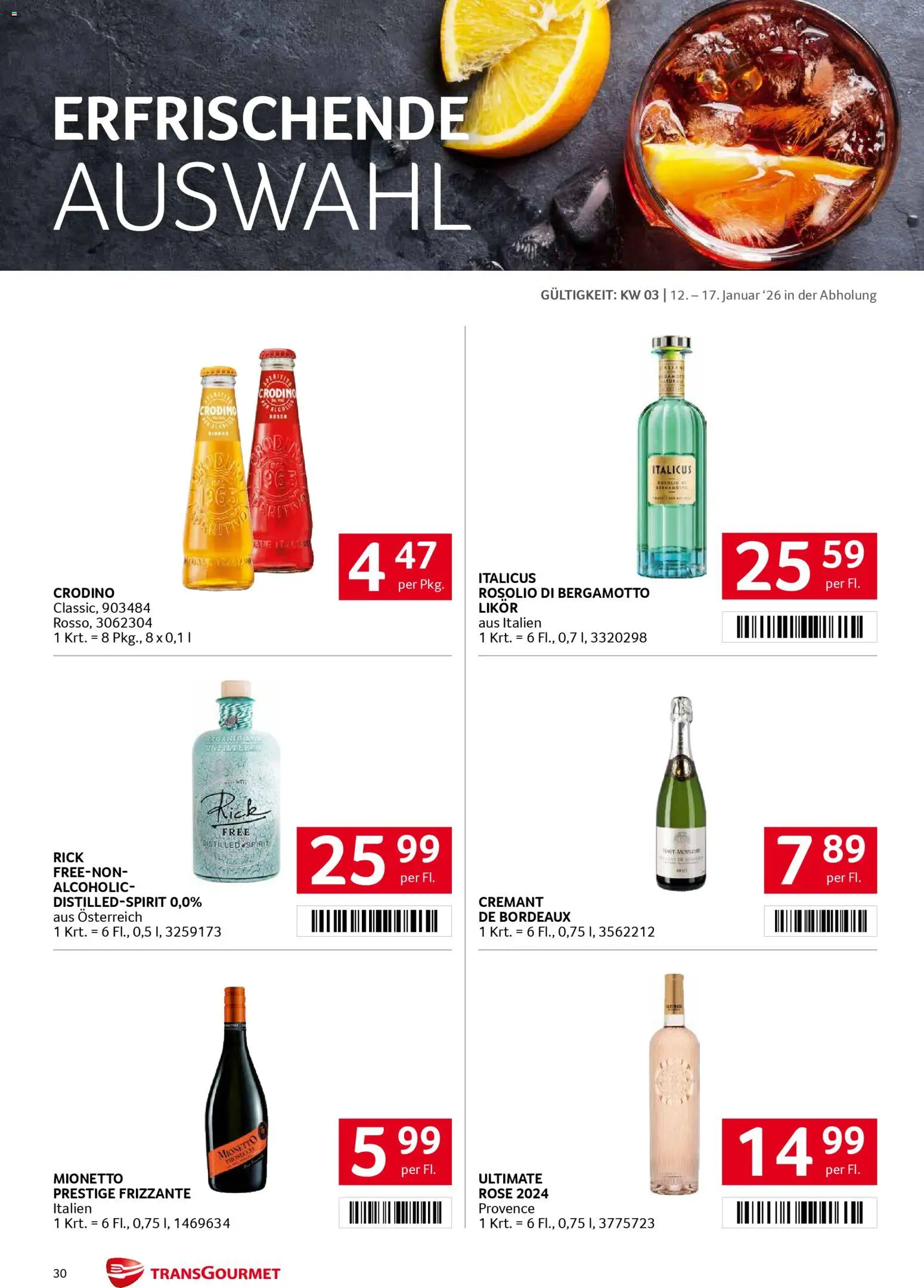 Transgourmet Flugblatt gültig ab 12.01.2026 | Seite: 27