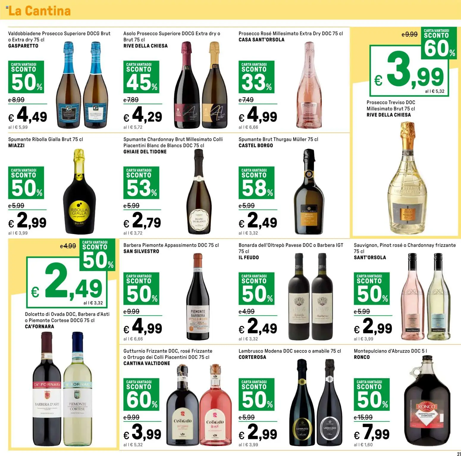 Volantino Iper del 24.04.2026 | Pagina: 21 | Prodotti: Prosecco, Spumante