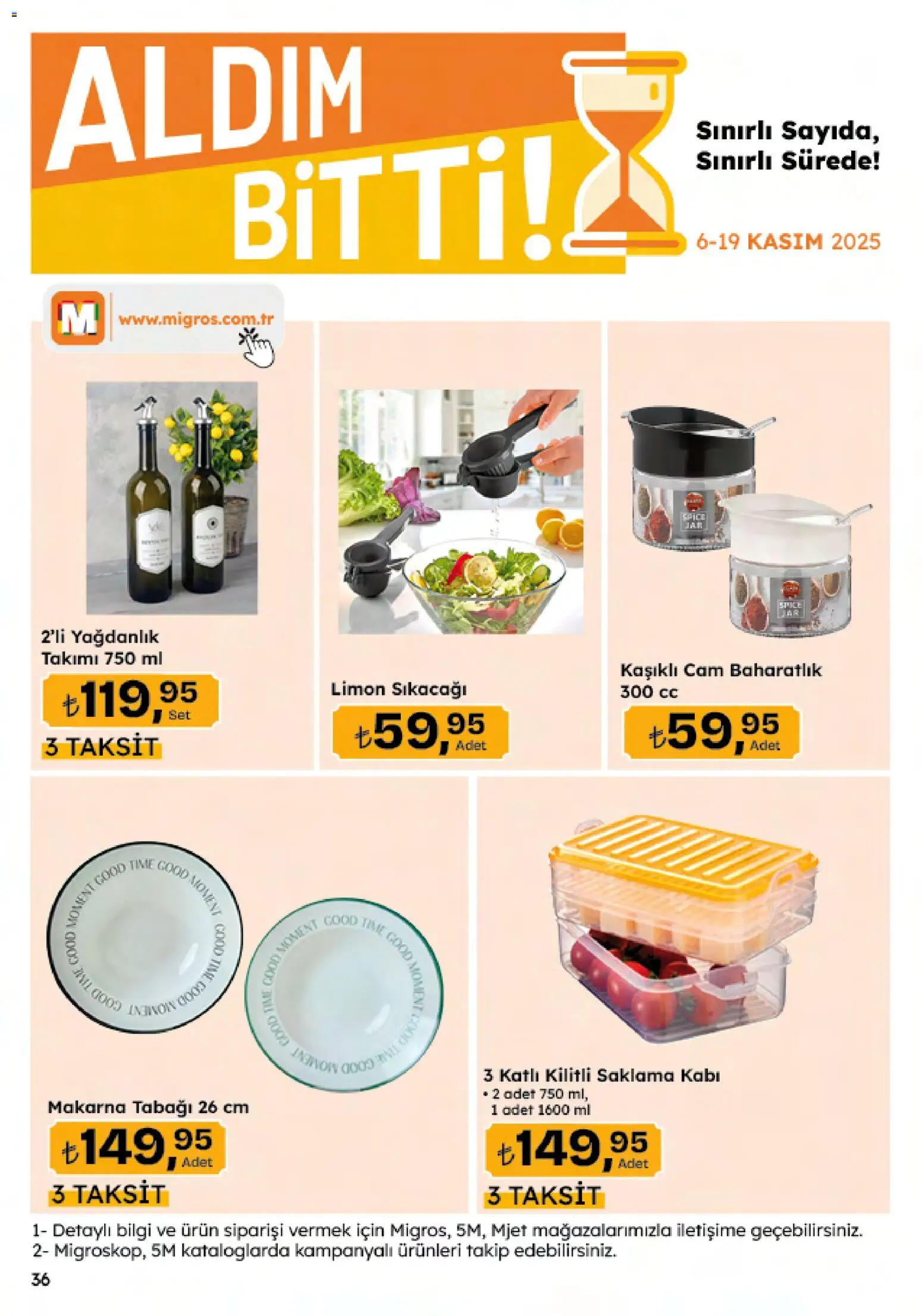 Migros Katalog - 5M Migroskop Dijital - 06.11.2025 tarihinden itibaren geçerlidir | Sayfa: 122 | Ürünler: Baharatlık, Makarna, Limon