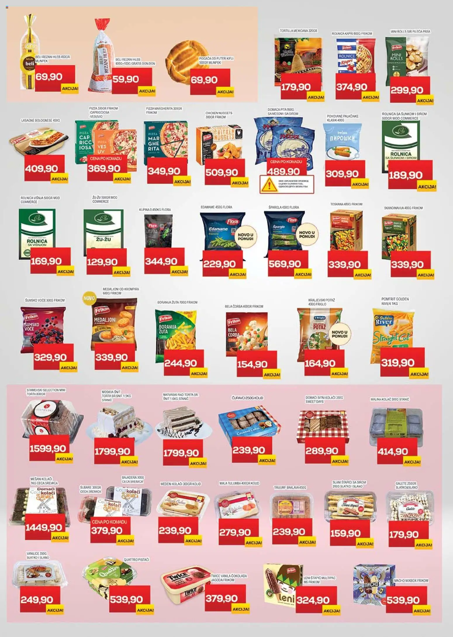 Medius katalog - važi od 16.12.2025 | Strana: 6 | Proizvode: Pileća prsa, Boranija, Pomfrit, Čokolada