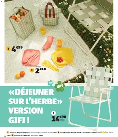 GiFi - Prévisualisation de GiFi catalogue valide à partir de 07.04.2026 | Page: 16 | Produits: Chaise, Tapis, Chaise de camping