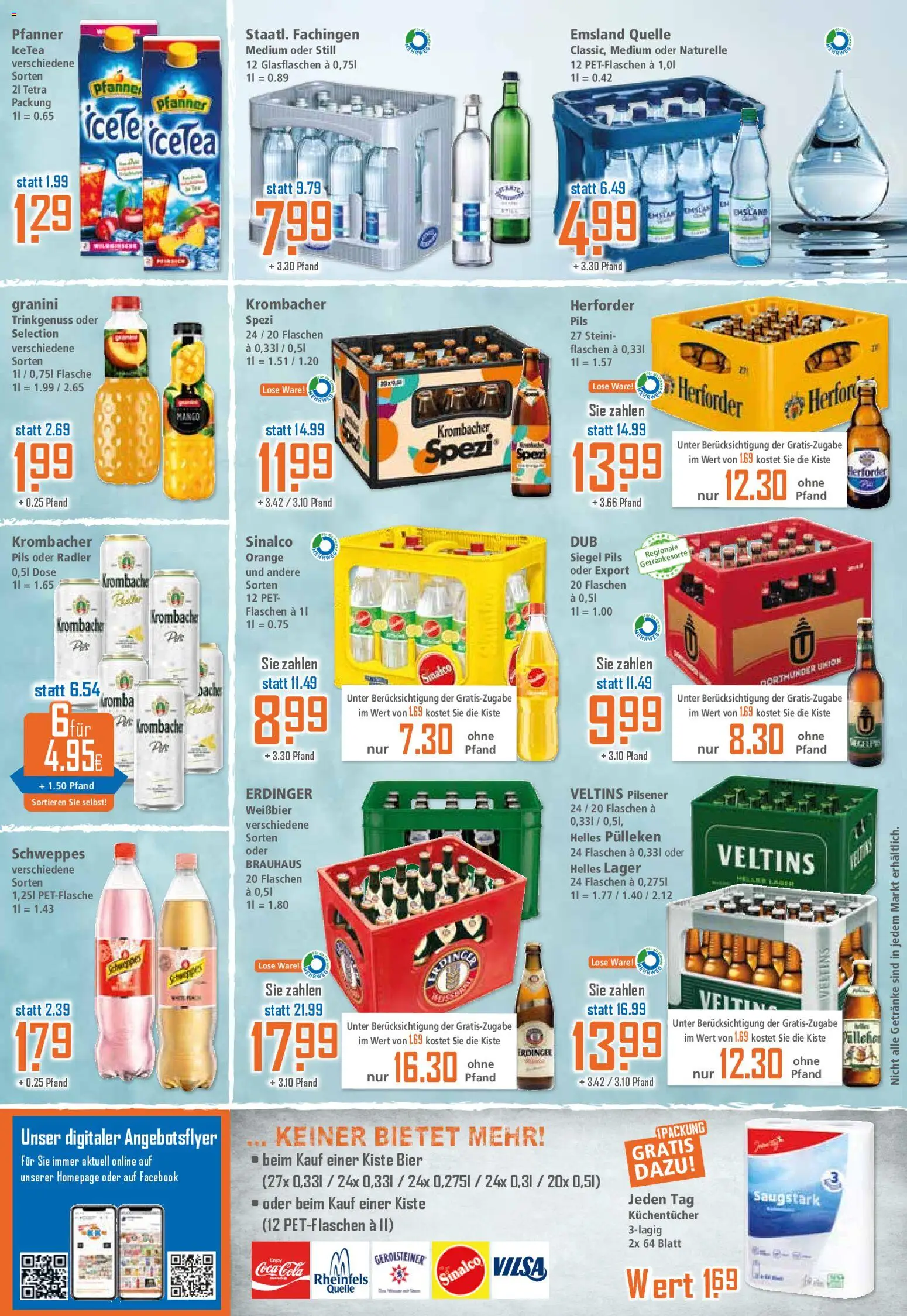 Klaas & Kock Prospekt 	 – gültig ab 23.02.2026 | Seite: 12 | Produkte: Helles pulleken, Coca cola, Schweppes, Mango