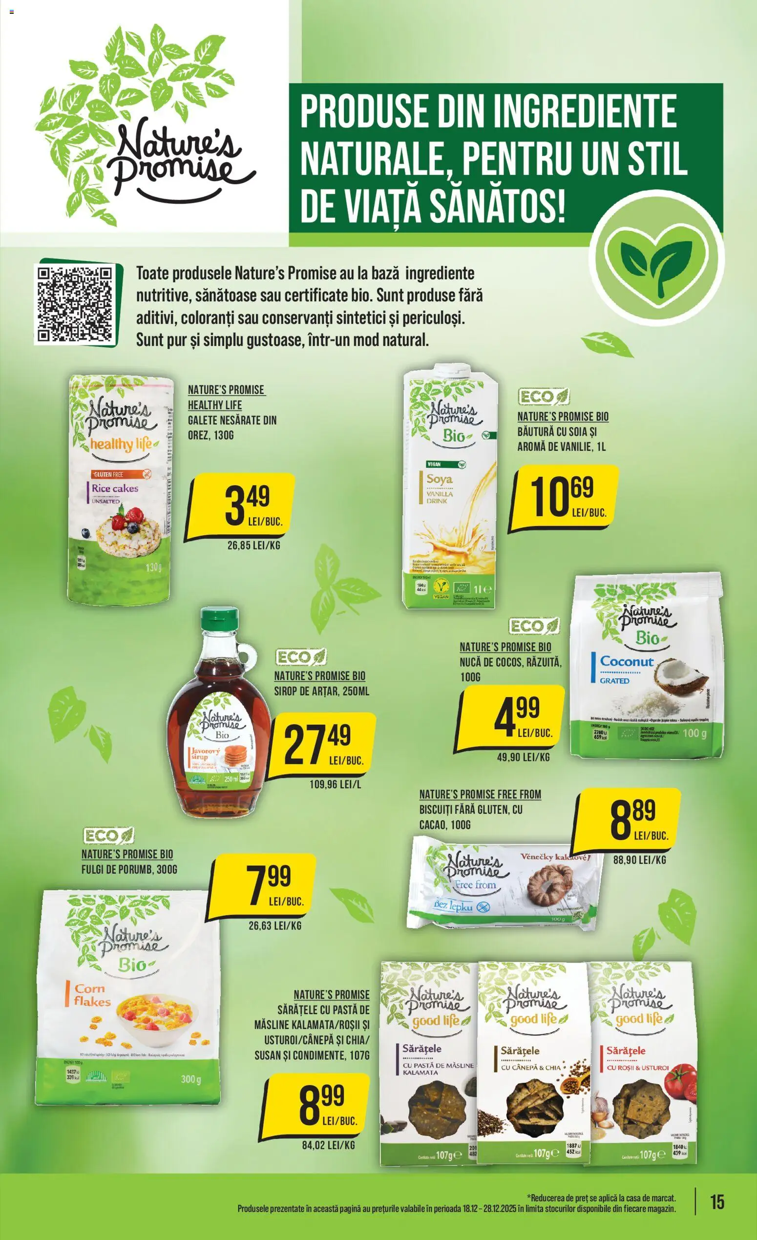 Noul catalog Mega Image – valabil de la 18.12.2025 | Pagină: 15 | Produse: Şerit ödül, Roșii, Fulgi, Usturoi