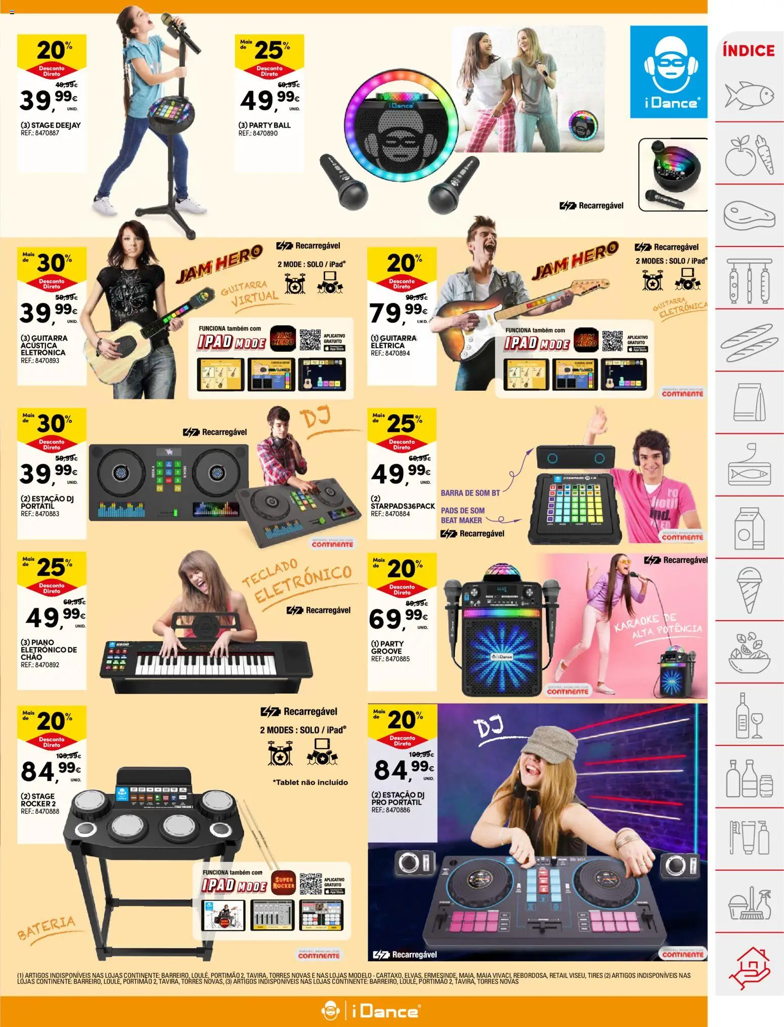 Continente folheto │ válido de 04.11.2025 | Página: 49 | Produtos: Teclado, Bateria