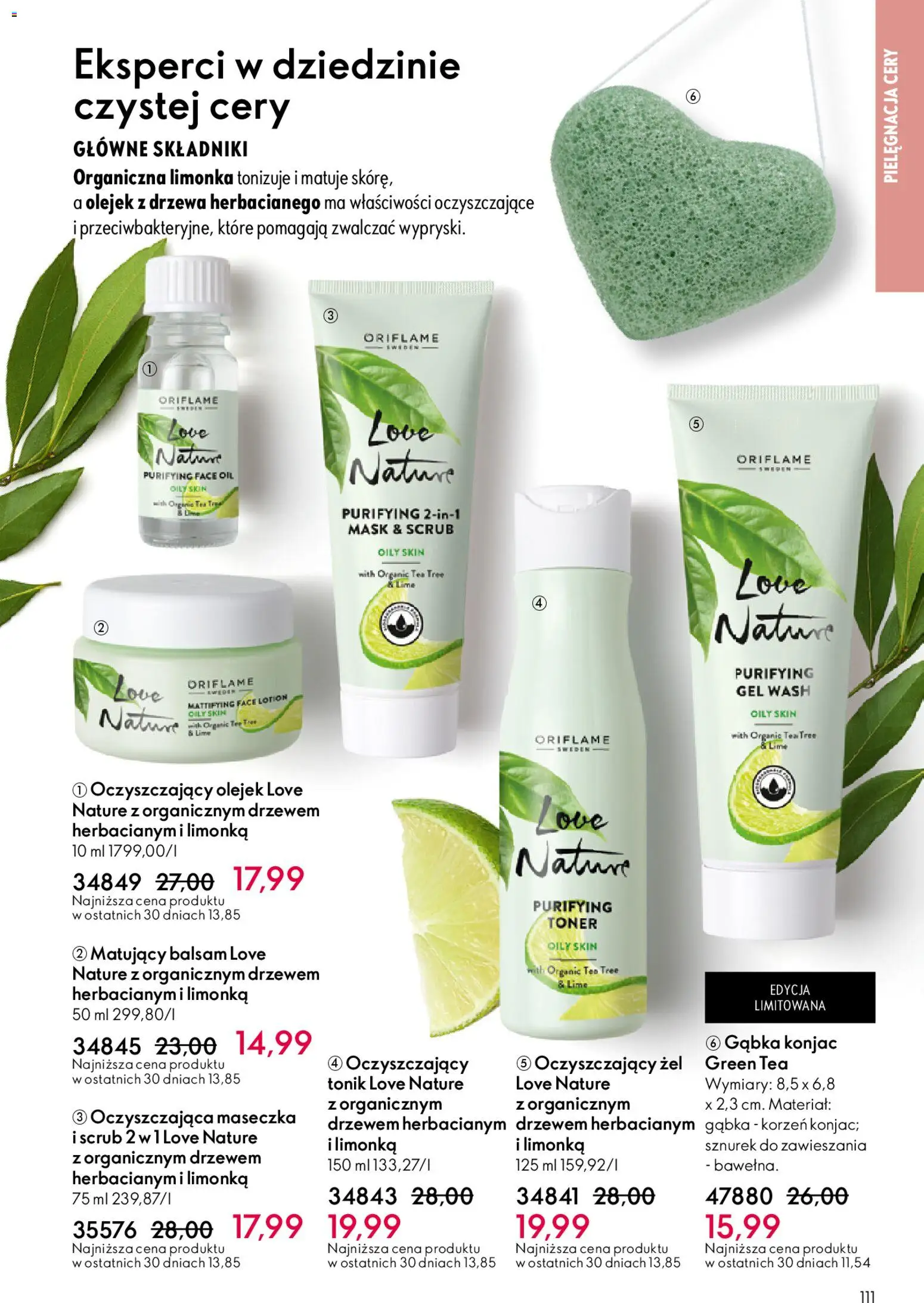 Oriflame Katalog 2 2026 od 21.01.2026 | Strona: 111 | Produkty: Toner, Gąbka, Lotion, Tonik