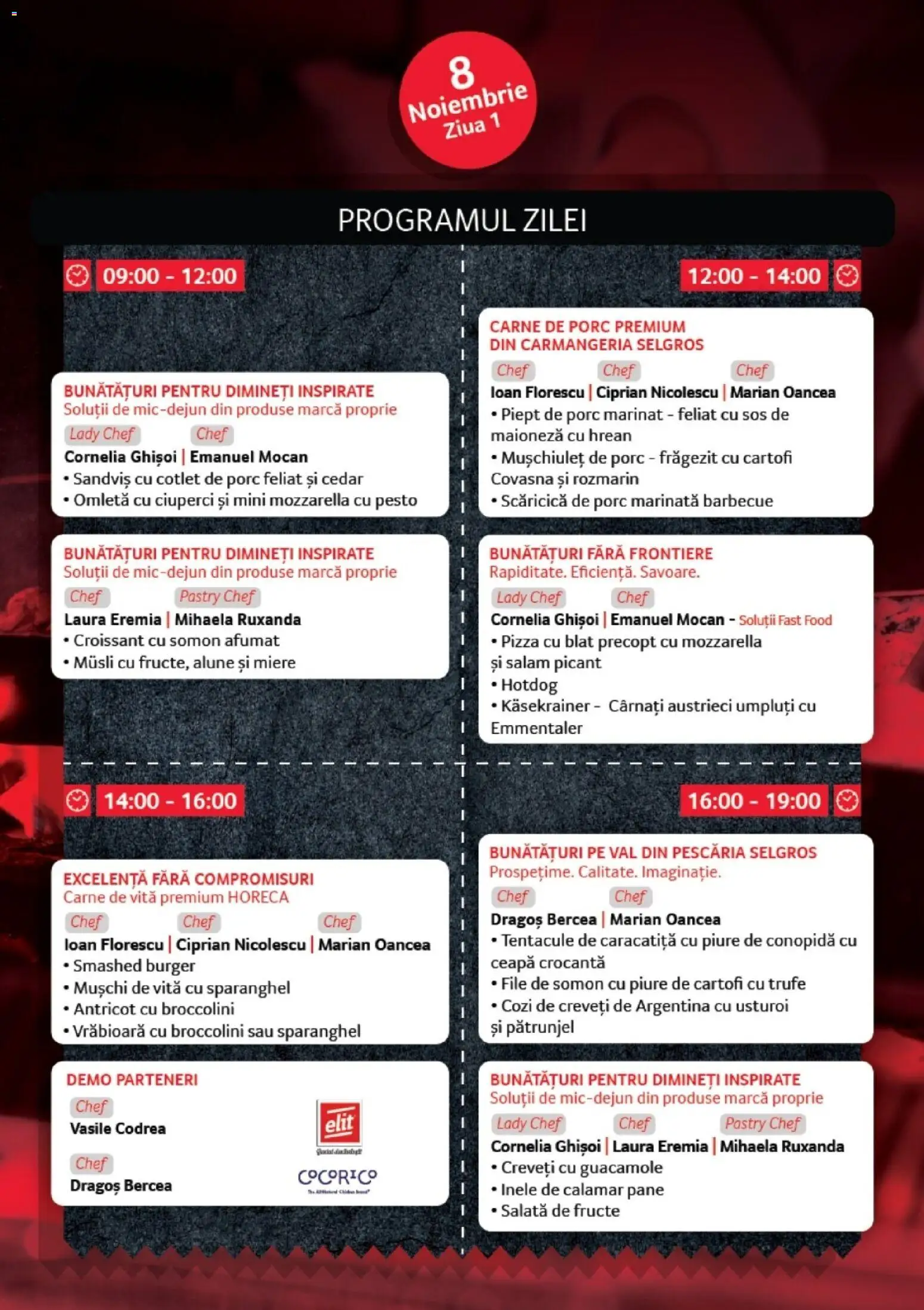 Noul catalog Selgros – valabil de la 08.11.2025 | Pagină: 3 | Produse: Conopidă, Alune, Salam, Burger