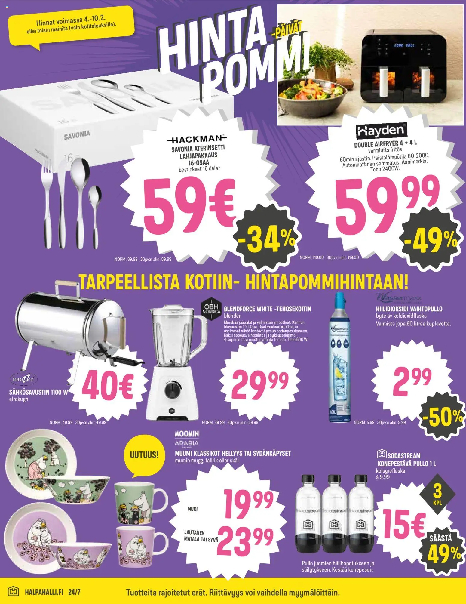 Halpa Halli tarjoukset – voimassa 04.02.2026 alkaen | Sivu: 10