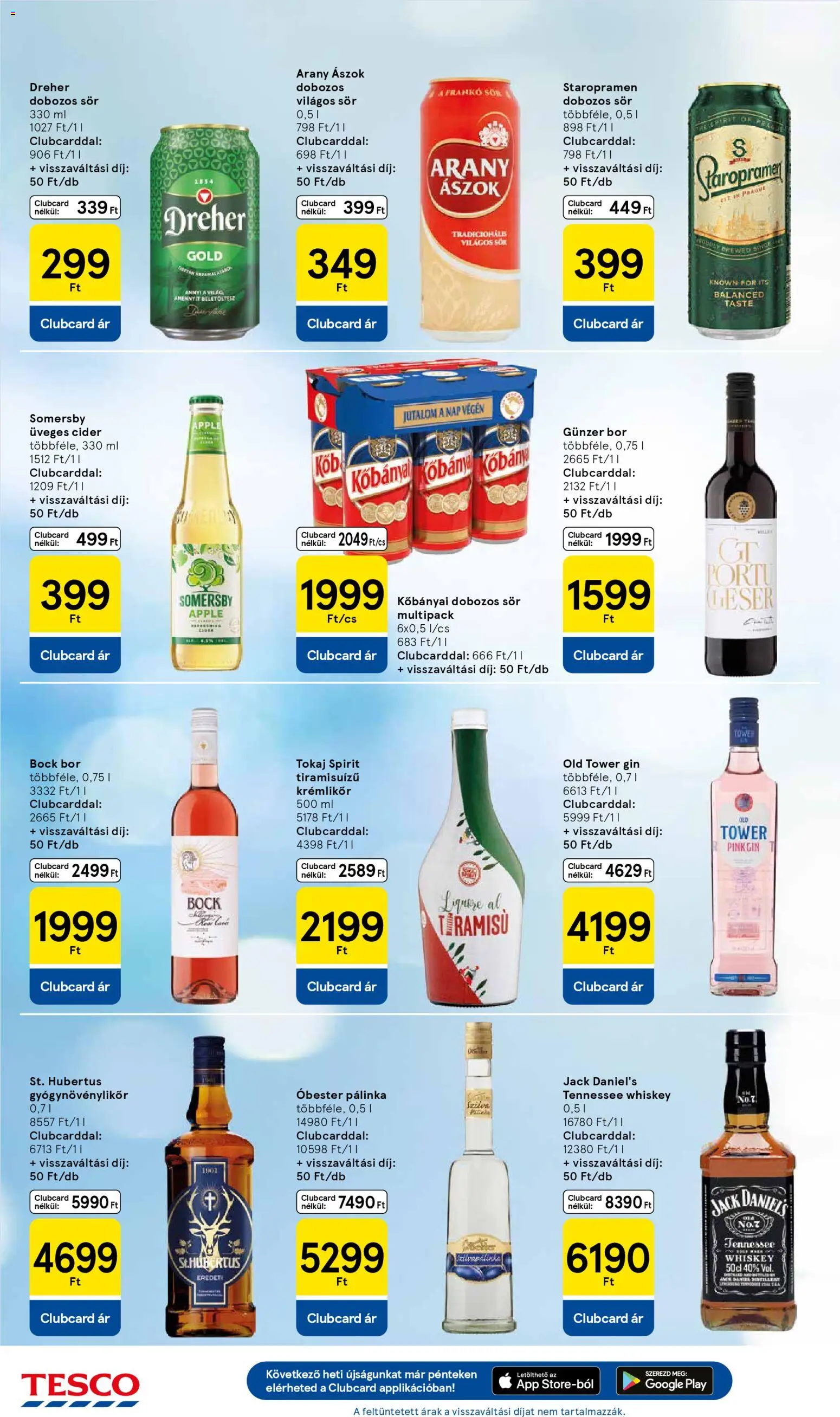 Tesco akciós ujság - amely érvényes a következő dátumtól: 02.01.2026 | Oldal: 24 | Termékek: Cider, Dobozos sör, Bor, Sör
