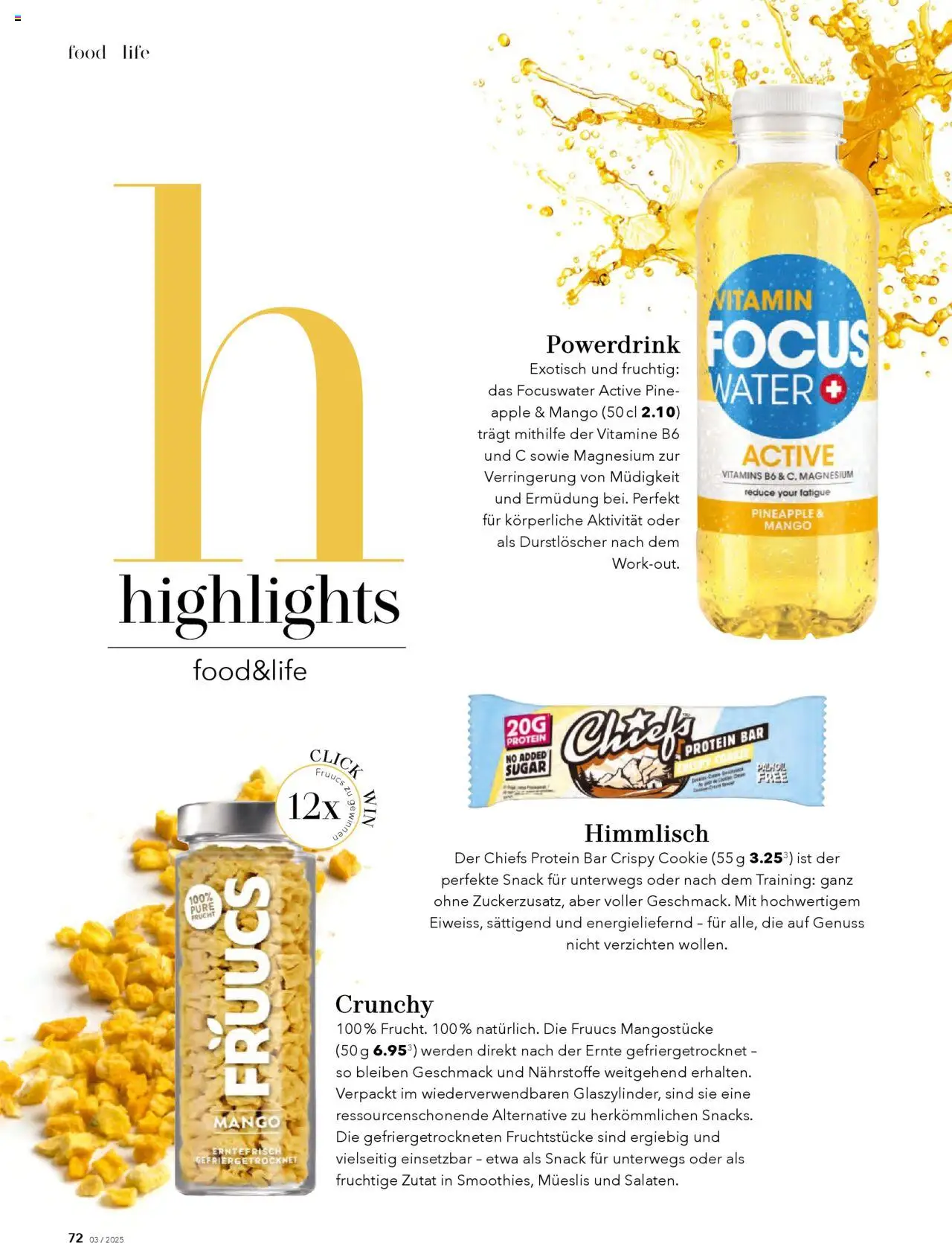 Coop Aktionen Beauty & Life ab 05.06.2025 | Seite: 72 | Produkte: Mango, Apple