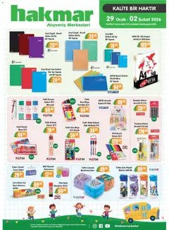 29.01.2026 tarihinden itibaren geçerli olan Hakmar kataloğu önizlemesi