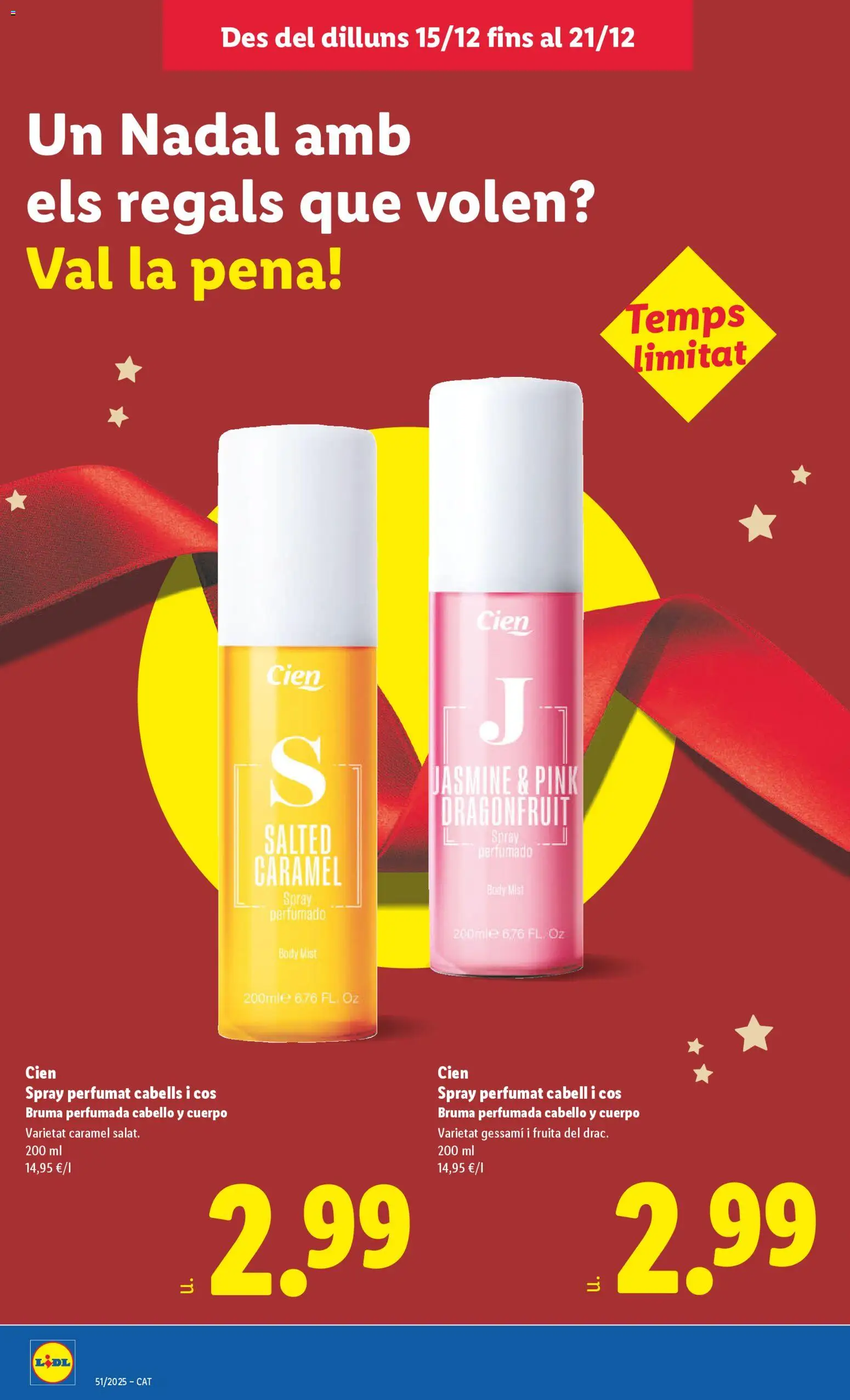 Lidl folleto │ válido desde el 15.12.2025 | Página: 24 | Productos: Bruma perfumada, Body