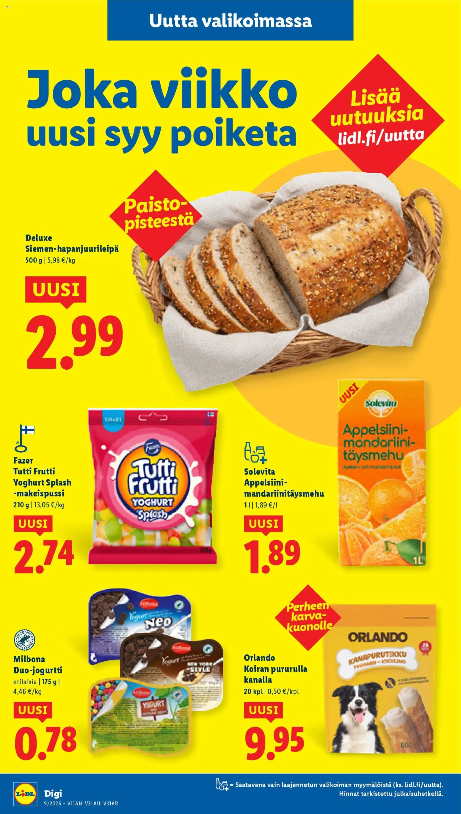 Lidl tarjoukset – voimassa 26.02.2026 alkaen | Sivu: 31 | Tuotteet: Tutti