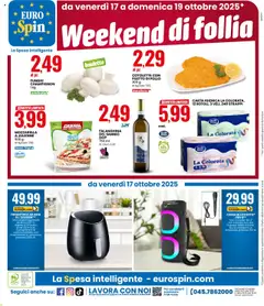 Anteprima del volantino Volantino Eurospin	 valido a partire dal 09.10.2025 | Pagina: 18 | Prodotti: Friggitrice ad aria, Pollo, Funghi, Microfono