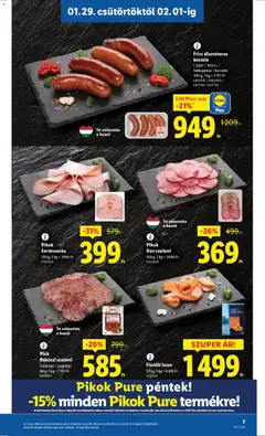 Pikok Sertéssonka, 100 g - amely érvényes a következő dátumtól: 29.01.2026 | Oldal: 7