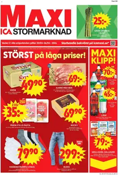 ICA Maxi - Malmö - Förhandsvisning av reklamblad från butik ICA Maxi aktuell från 20.04.2026