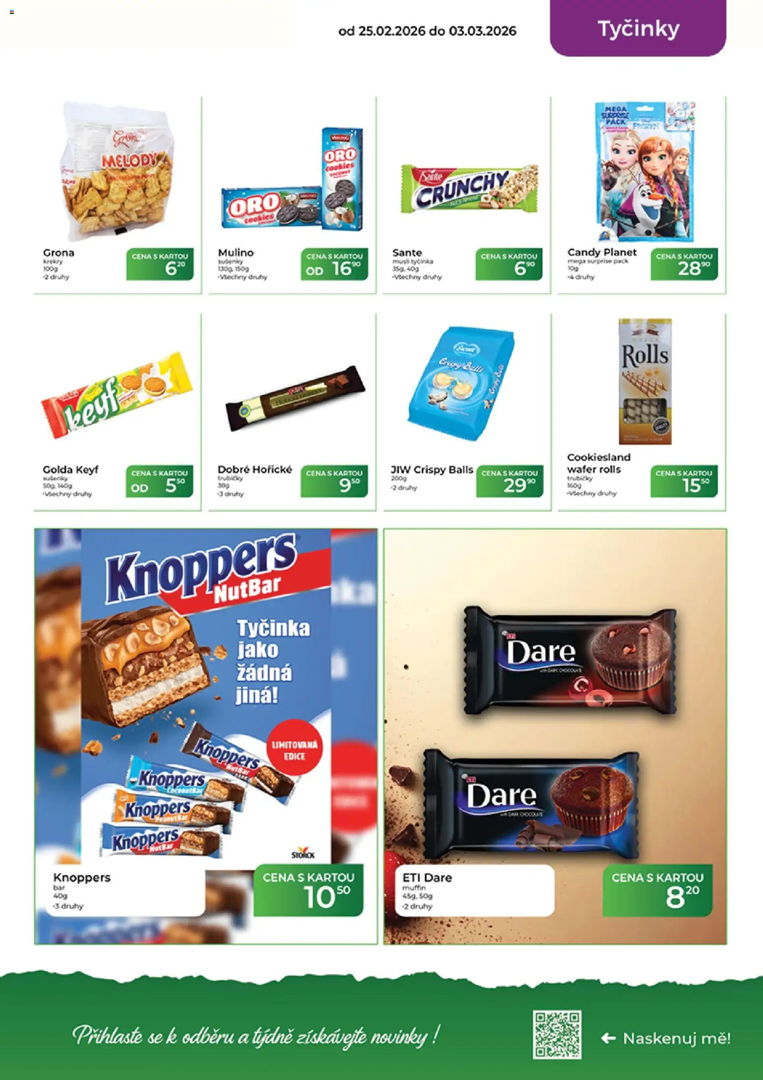 Tamda Foods leták od 25.02.2026 | Strana: 29 | Produkty: Knoppers, Cookies, Tyčinky, Müsli