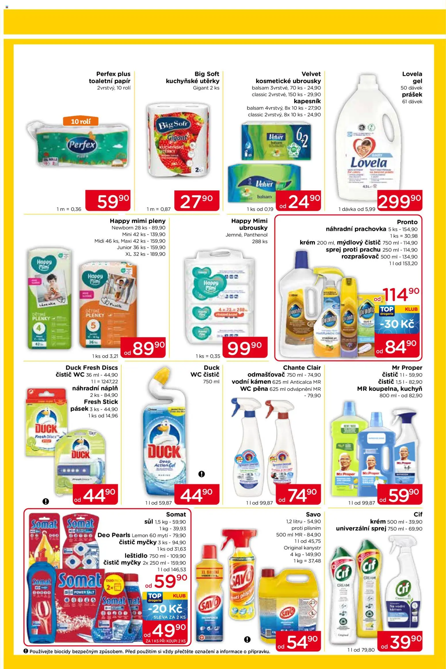 Top drogerie leták od 22.01.2026 | Strana: 3 | Produkty: Ubrousky, Prachovka, Drogerie, Rozprašovač