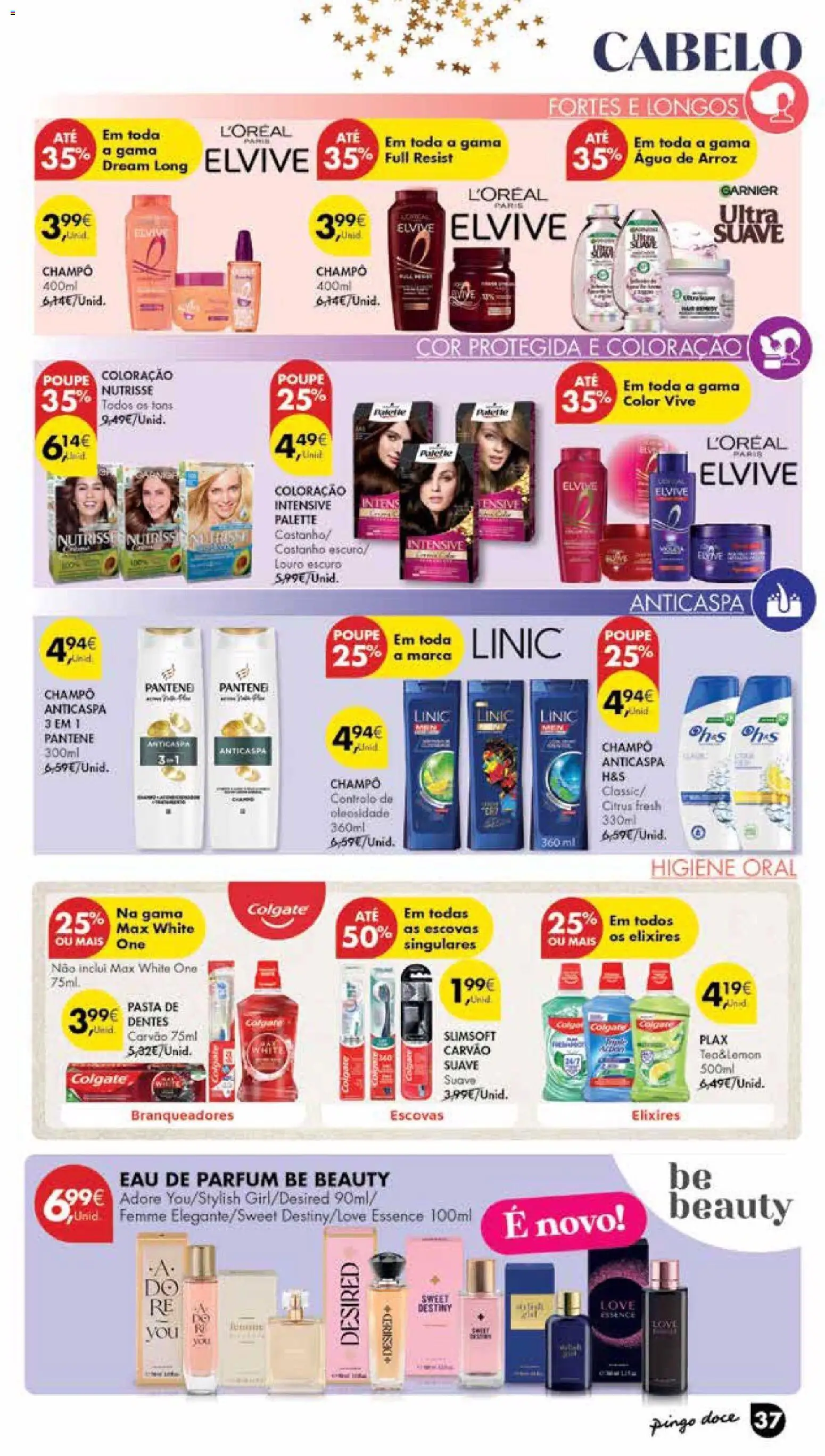 Pingo Doce Poupe Esta Semana Madeira │ válido de 16.12.2025 | Página: 37 | Produtos: Agua, Shampoo, Pasta de dentes, Arroz