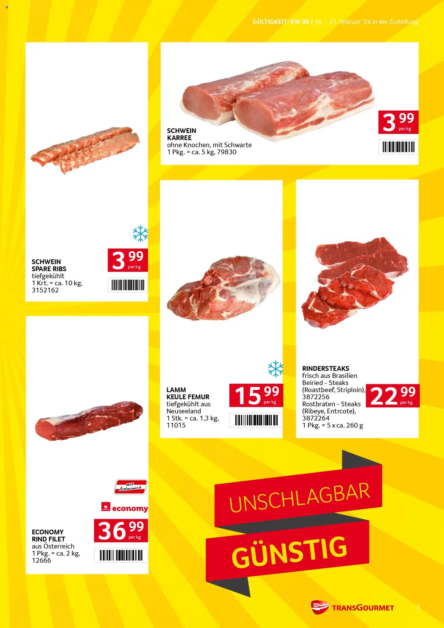 Transgourmet Zustellaktion gültig ab 16.02.2026 | Seite: 3
