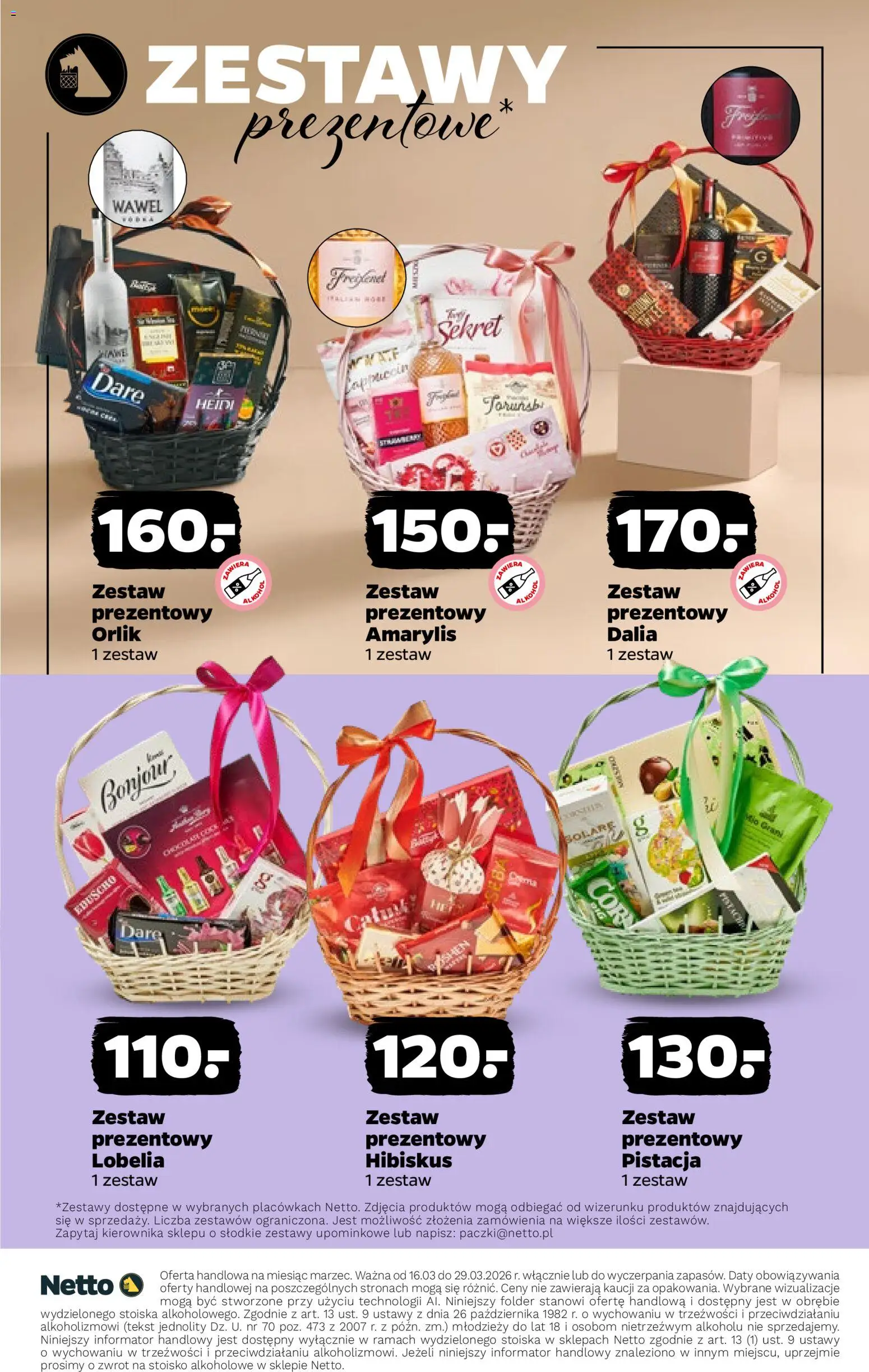 Netto gazetka - Alkohole mocne od 16.03.2026 | Strona: 29 | Produkty: Amarylis, Alkohol