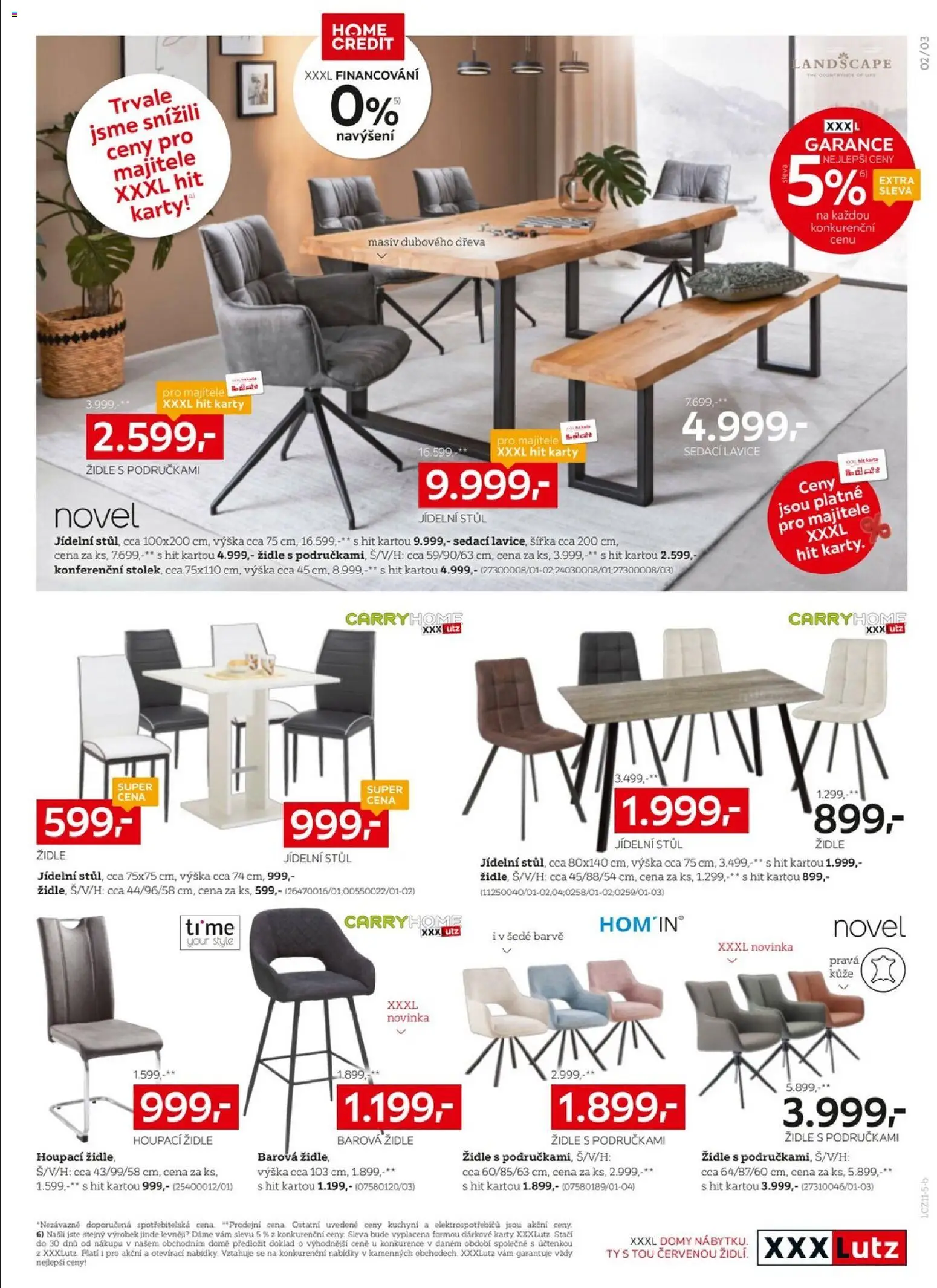 XXXLutz Black Friday od 10.11.2025 | Strana: 3 | Produkty: Stůl, Židle, Karty, Lavice