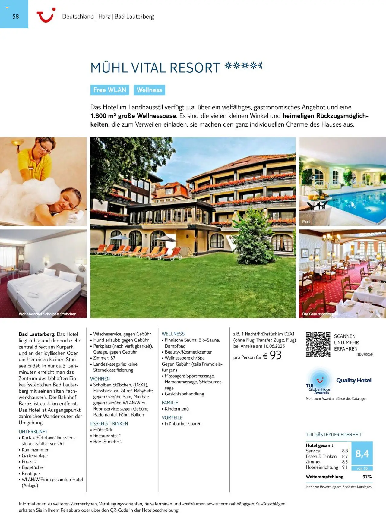 TUI Prospekt 	 – gültig ab 01.11.2024 | Seite: 58 | Produkte: Babybett, Bad