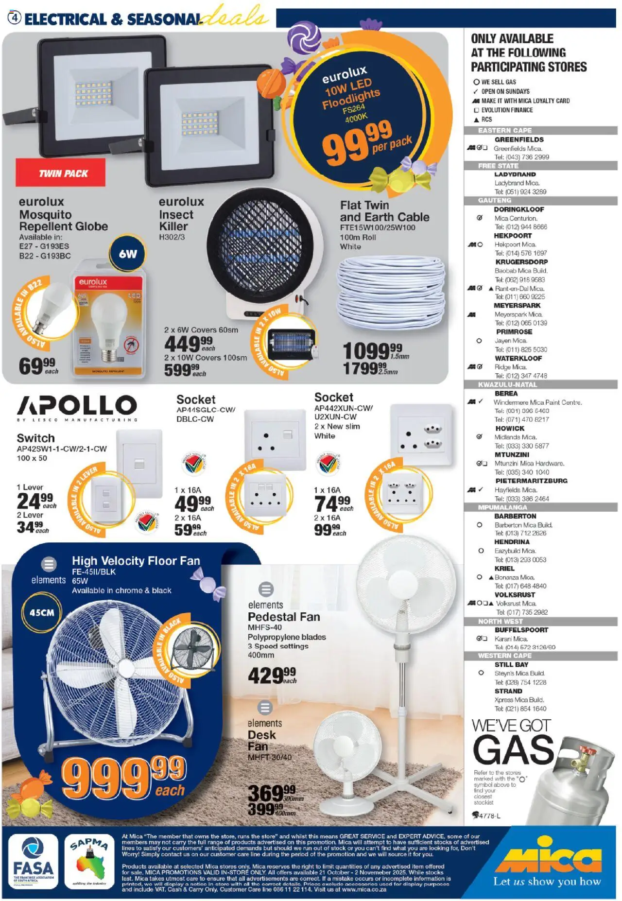 New MICA catalogue – valid from 21.10.2025 | Page: 4 | Products: Cable, Desk, Pedestal, Paint