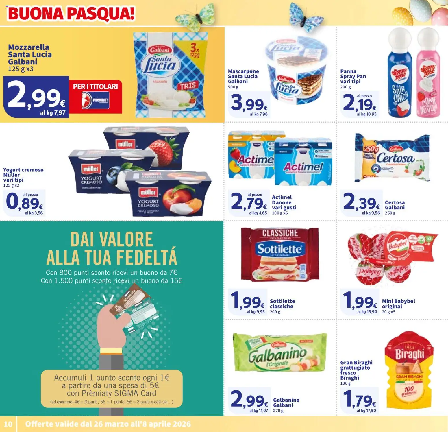 Volantino SIGMA del 26.03.2026 | Pagina: 10
