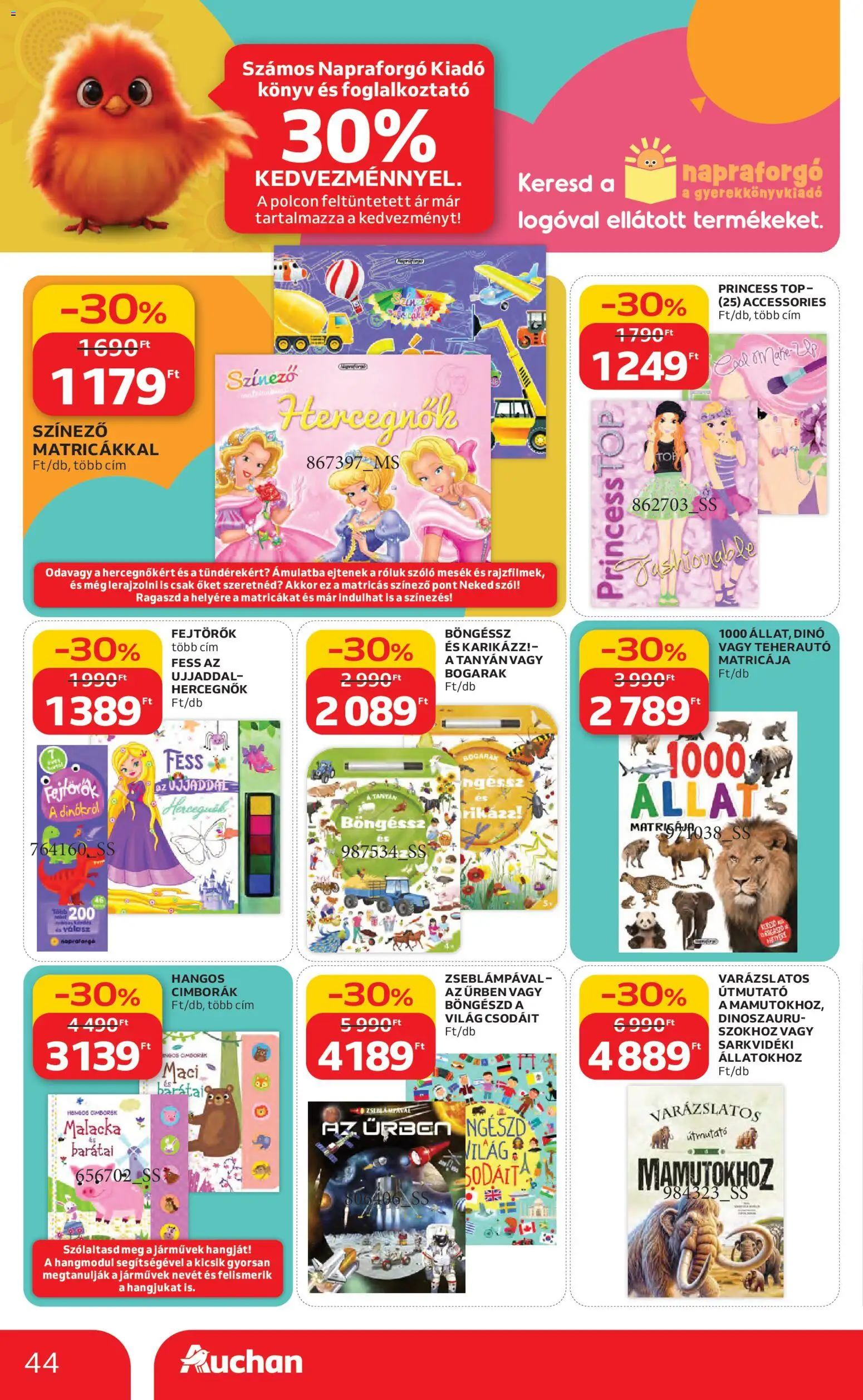 Auchan akciós ujság - amely érvényes a következő dátumtól: 12.02.2026 | Oldal: 44 | Termékek: Szőlő