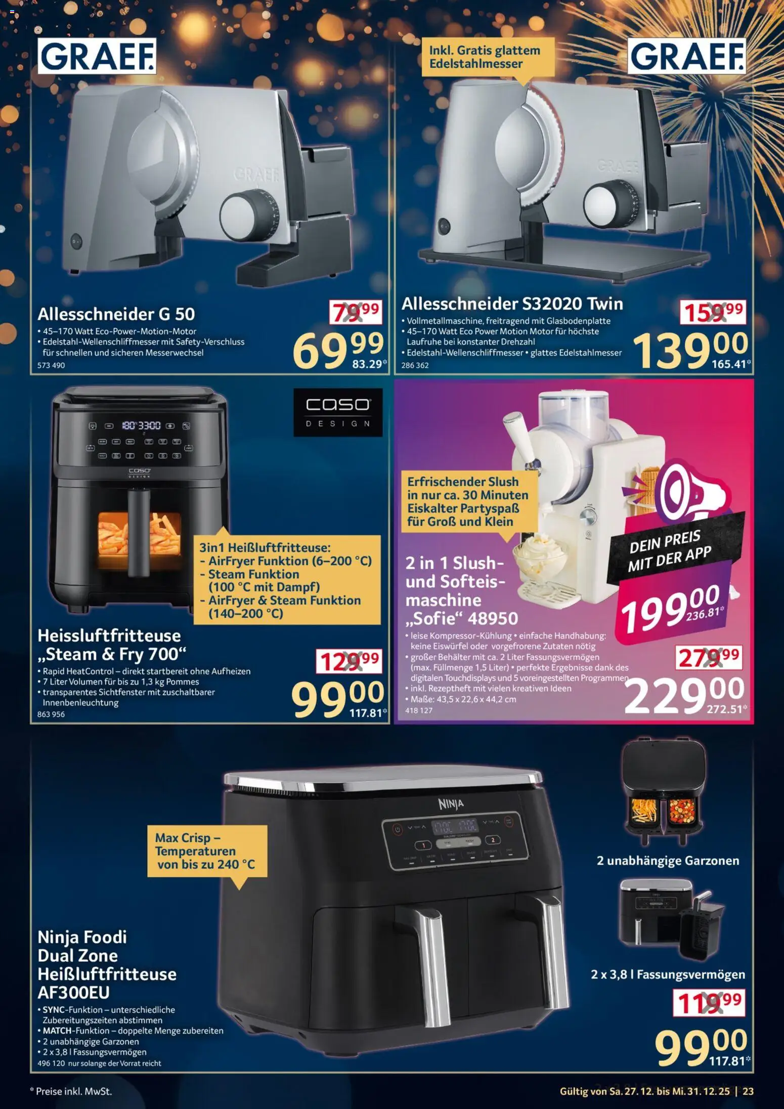 Selgros Prospekt 	 – gültig ab 27.12.2025 | Seite: 23 | Produkte: Pommes, Heißluftfritteuse