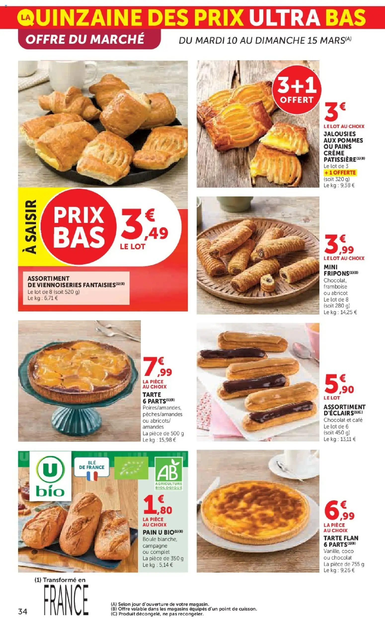 {H1} | Page: 34 | Produits: Framboise, Chocolat, Pommes, Crème