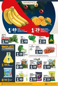 Anteprima del volantino Volantino Decò	 valido a partire dal 02.12.2025 | Pagina: 13 | Prodotti: Rucola, Insalata, Limone, Uva