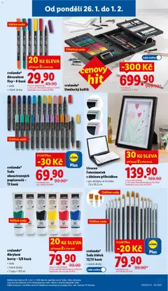 Náhled letáku crelando® Akvarelové fixy - 6 kusů, sada, různé druhy od 26.01.2026 | Strana: 37