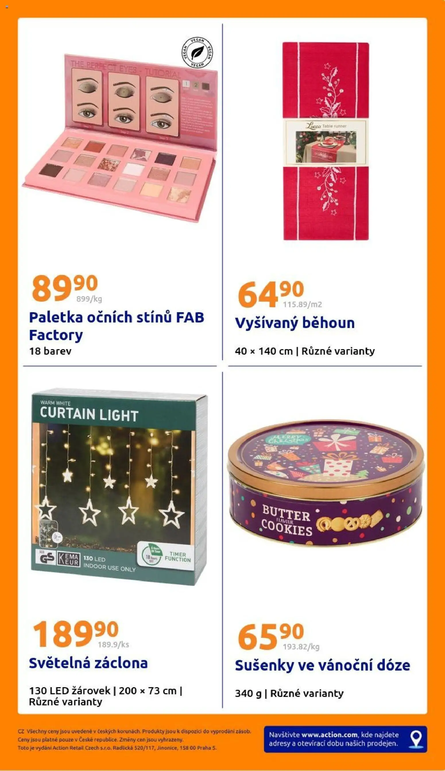 Action leták od 19.11.2025 | Strana: 31 | Produkty: Cookies, Běhoun, LED, Sušenky