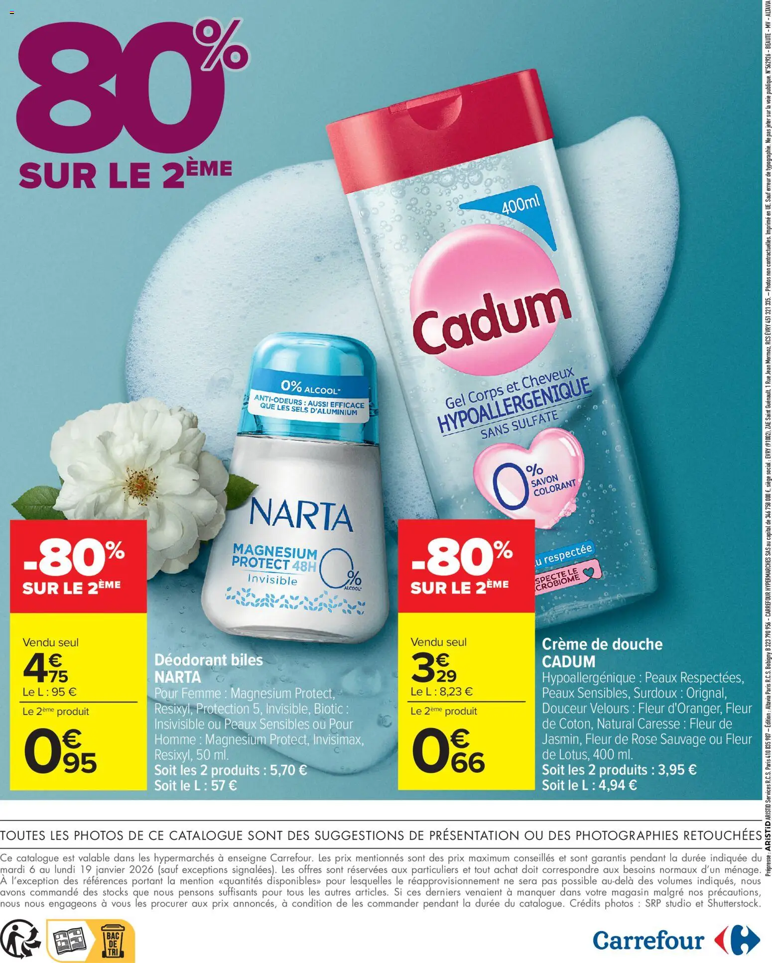 {H1} | Page: 2 | Produits: Savon, Déodorant, Douche, Crème